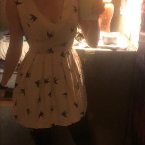 Off white/ivory cream sundress with cutout back